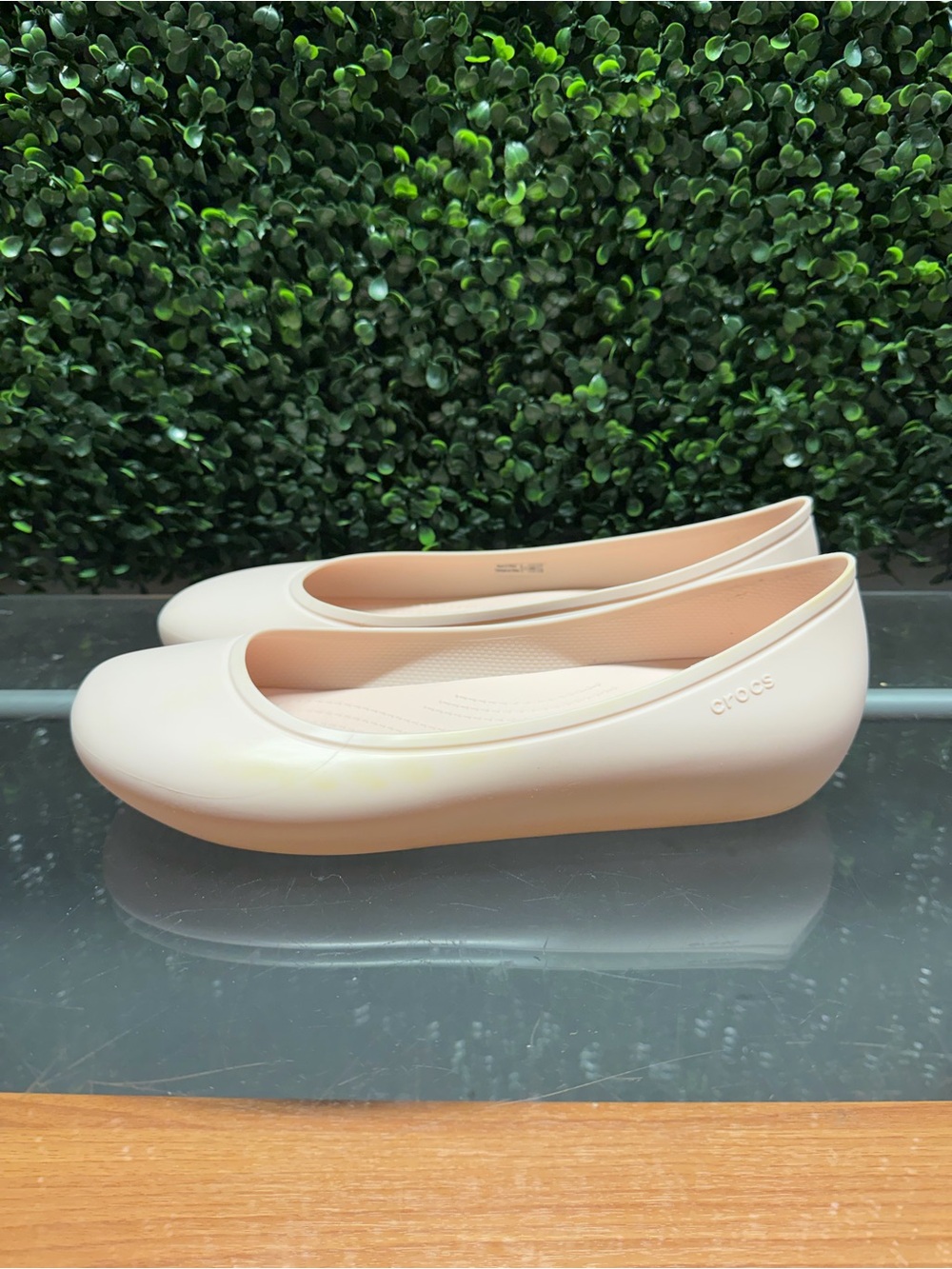 CROCS Women’s Light Pink Slip-On Ballet Flat